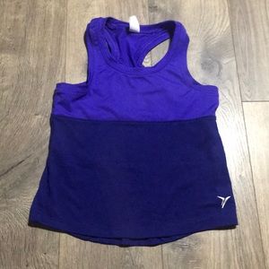 💜4/$10 3/$8 razor back active top